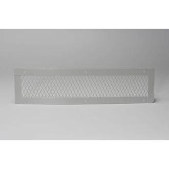 4" x 16" - Gray Galvanized - Soffit Vent Guard - 10 Pack