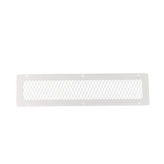 4" x 16" - White Galvanized - Soffit Vent Guard - 10 Pack