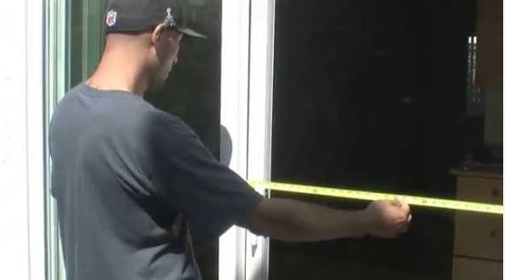 Sliding Screen Door Measurement Guide